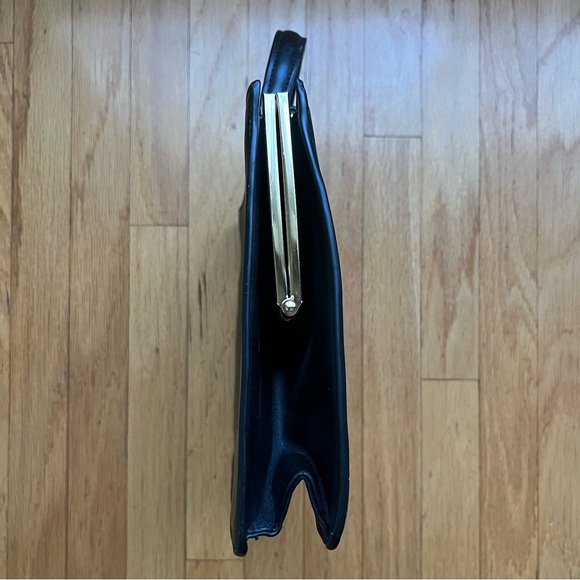 Mango MNG black and gold clasp bag - Picture 3 of 5